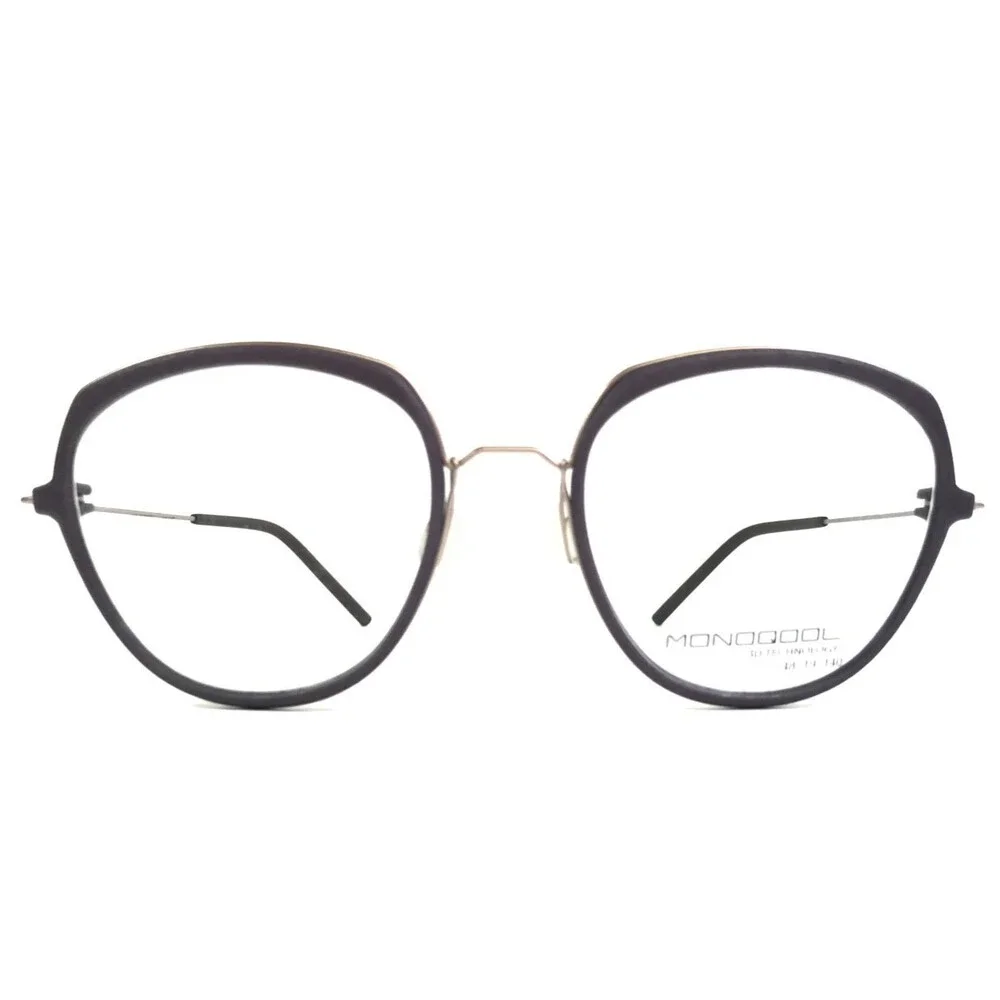 Monoqool Eyeglasses Frames WP WHISPER 5385s Plum Violet Rosa Brushed 47-19-140